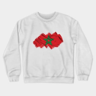 Moroccan Flag Crewneck Sweatshirt